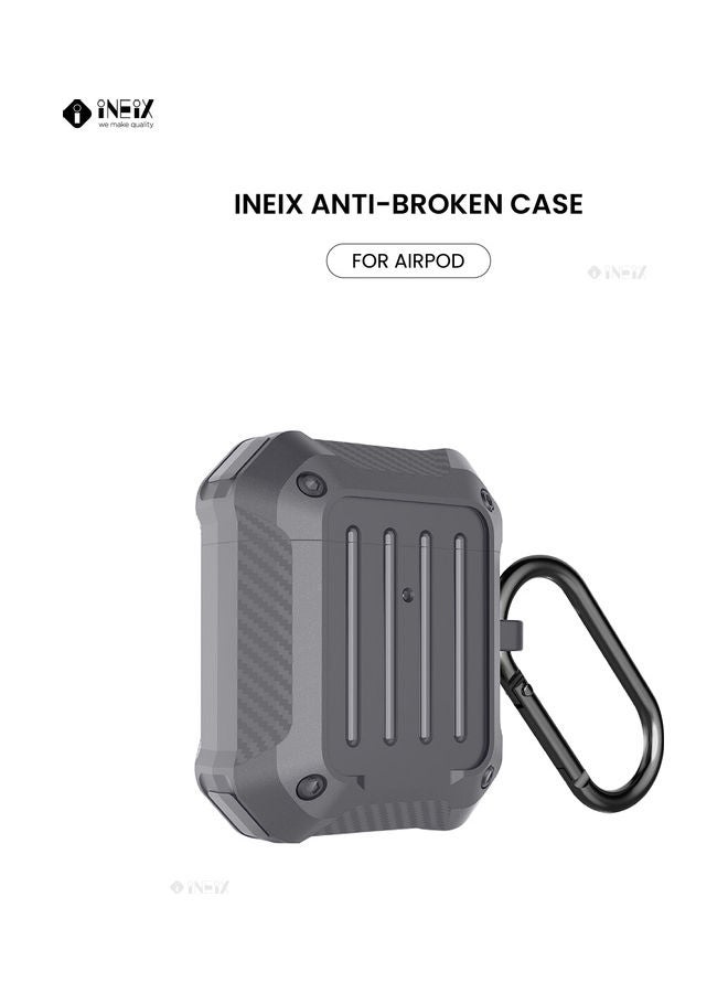 Protective Case Cover With Carabiner For Apple AirPods
