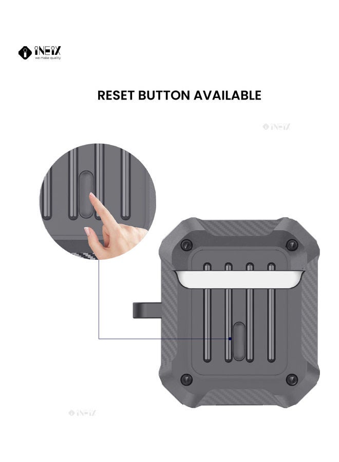 Protective Case Cover With Carabiner For Apple AirPods - Image 4