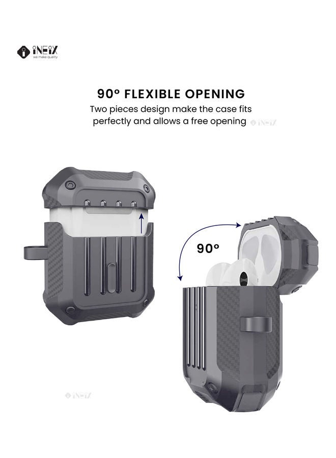 Protective Case Cover With Carabiner For Apple AirPods - Image 5
