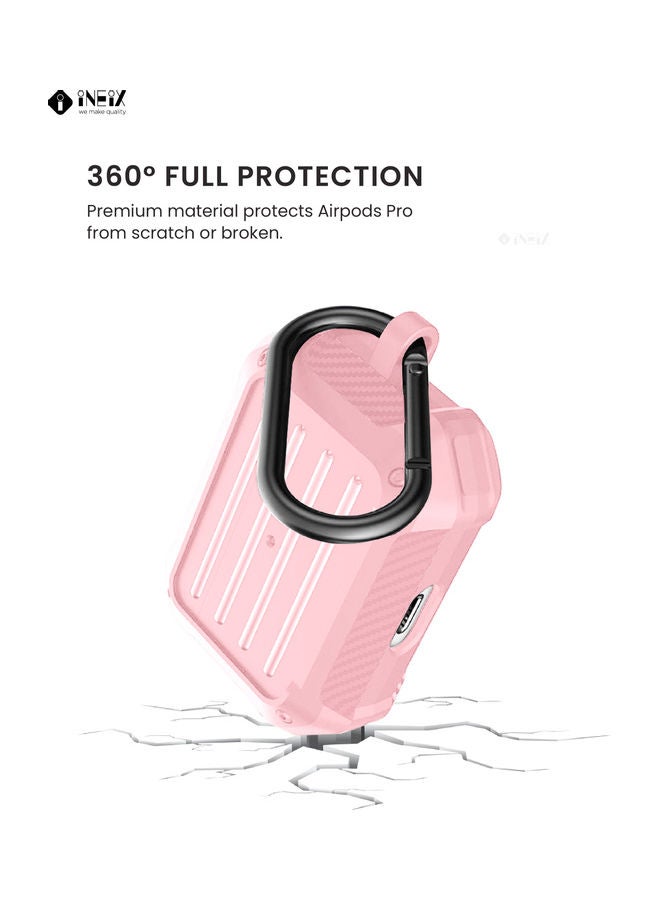 Protective Case Cover With Carabiner For Apple AirPods - Image 2