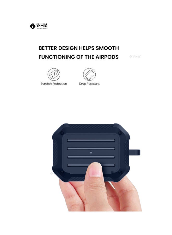 Protective Case Cover With Carabiner For Apple AirPods - Image 3