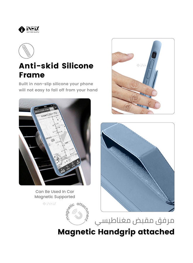 3-in-1 Magnetic Wrist Strap Hand Grip with Stand Case Cover for Apple iPhone 11 - Image 3