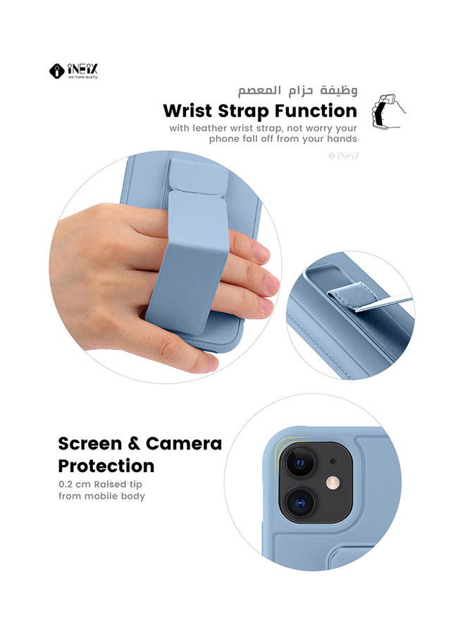 3-in-1 Magnetic Wrist Strap Hand Grip with Stand Case Cover for Apple iPhone 11 - Image 5
