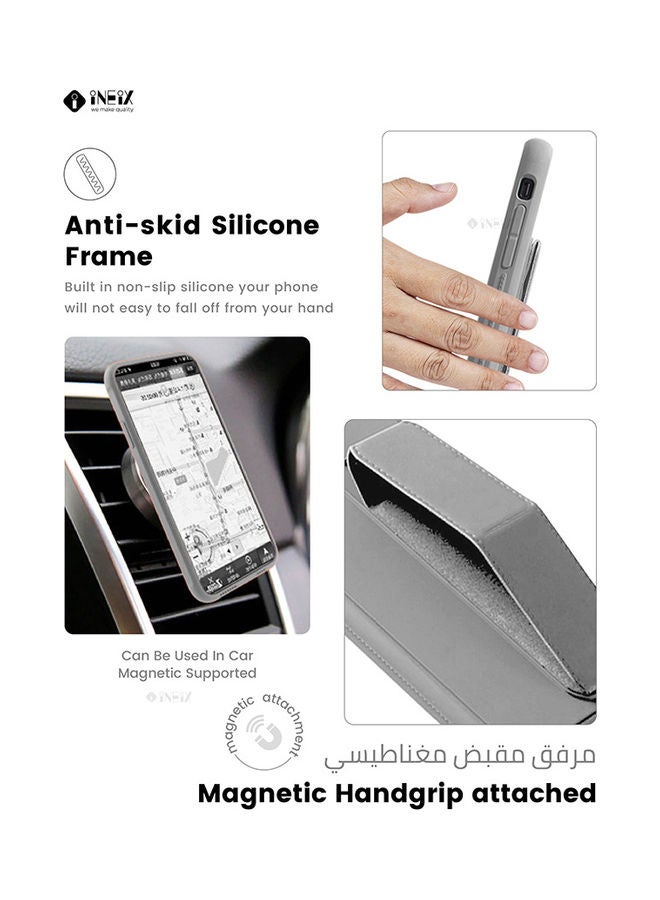 3-in-1 Magnetic Wrist Strap Hand Grip with Stand Case Cover for Samsung Galaxy - Image 3