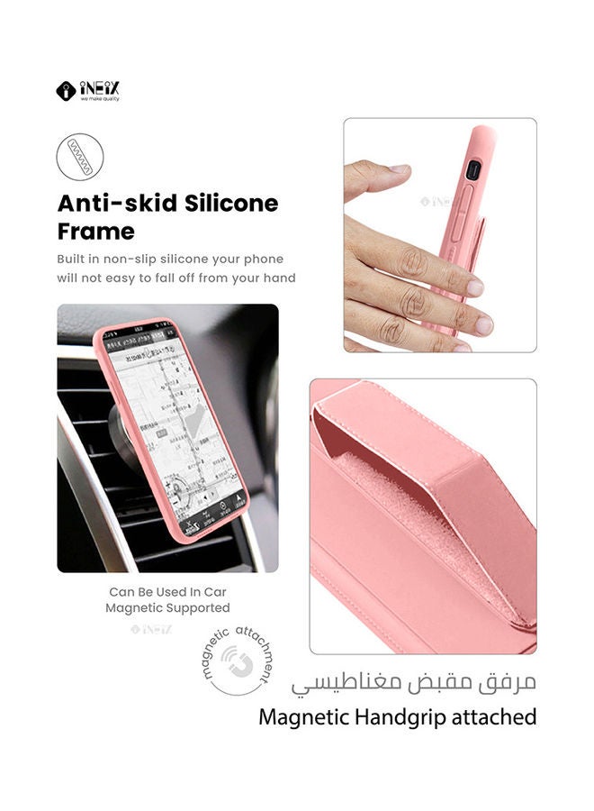 3-in-1 Magnetic Wrist Strap Hand Grip with Stand Case Cover for Huawei Nova 7i - Image 3