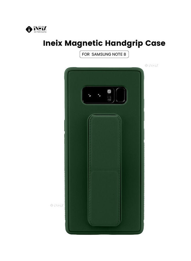 3-in-1 Magnetic Wrist Strap Hand Grip with Stand Case Cover for Samsung Galaxy Note 8