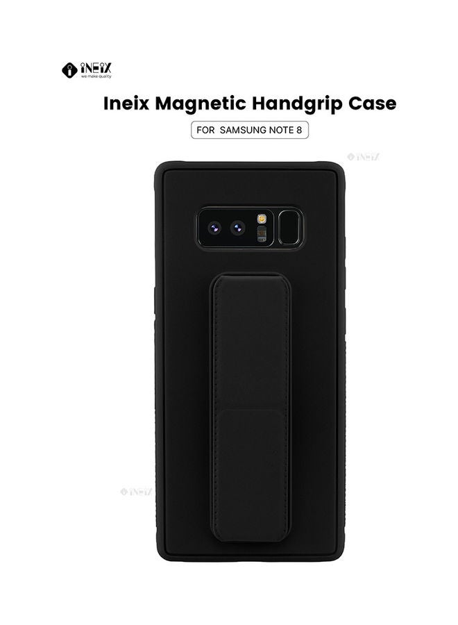 3-in-1 Magnetic Wrist Strap Hand Grip with Stand Case Cover for Samsung Galaxy Note 8