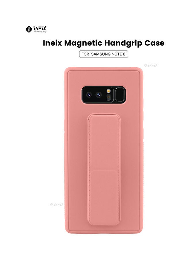 3-in-1 Magnetic Wrist Strap Hand Grip with Stand Case Cover for Samsung Galaxy Note 8