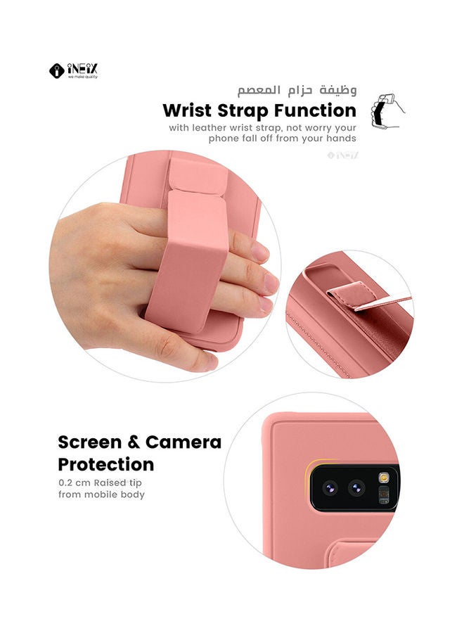 3-in-1 Magnetic Wrist Strap Hand Grip with Stand Case Cover for Samsung Galaxy Note 8 - Image 5