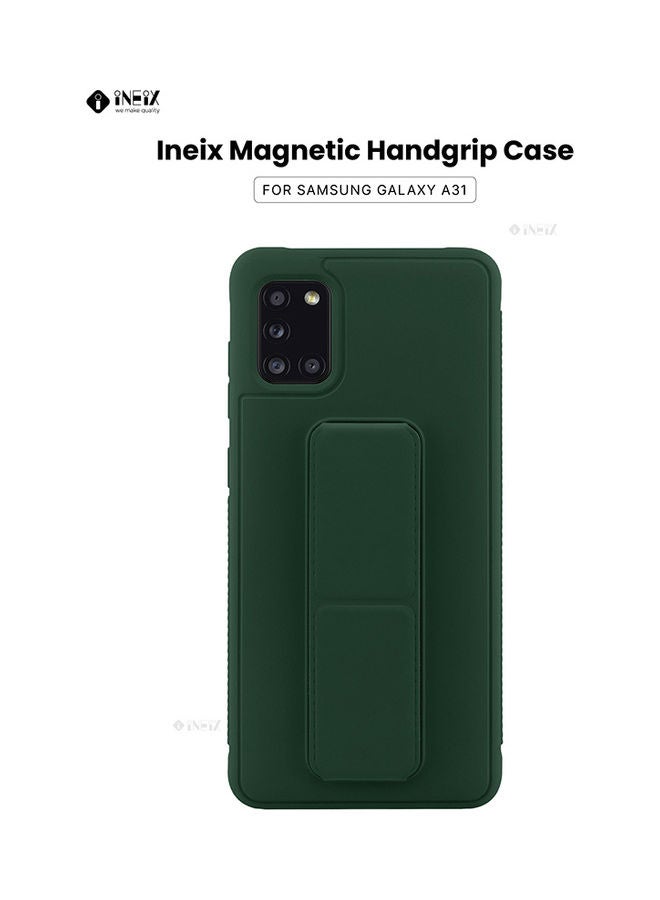3-in-1 Magnetic Wrist Strap Hand Grip with Stand Case Cover for Samsung Galaxy