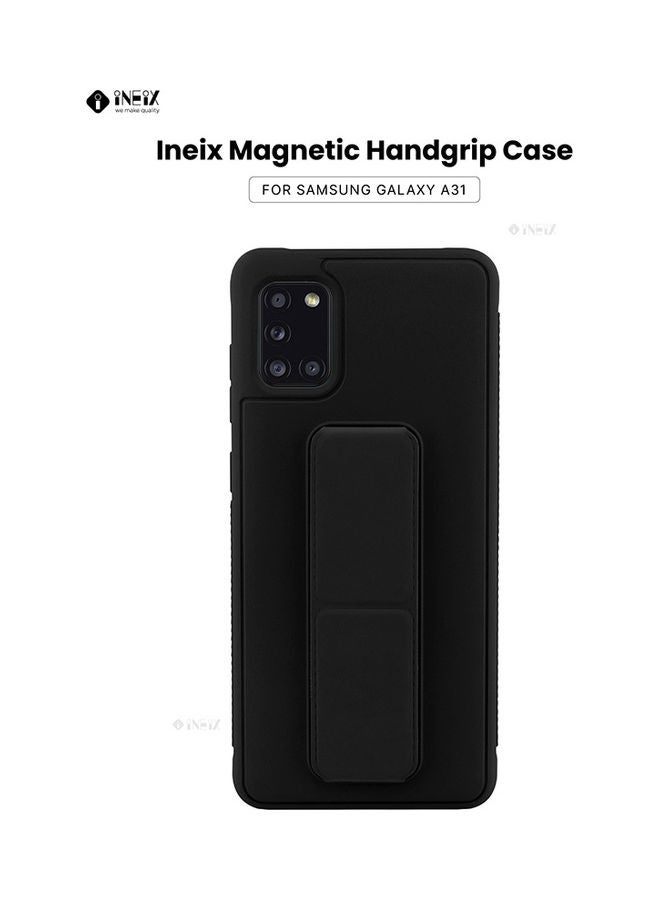 3-in-1 Magnetic Wrist Strap Hand Grip with Stand Case Cover for Samsung Galaxy