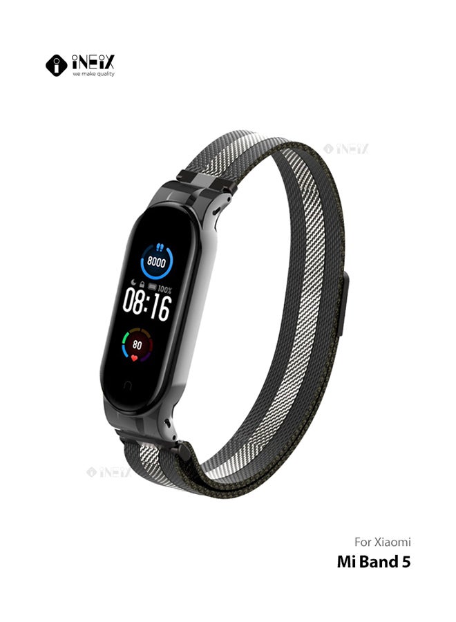 Steel Magnetic Replacement Strap For Mi Band 5 - Image 2