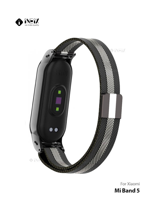Steel Magnetic Replacement Strap For Mi Band 5 - Image 4