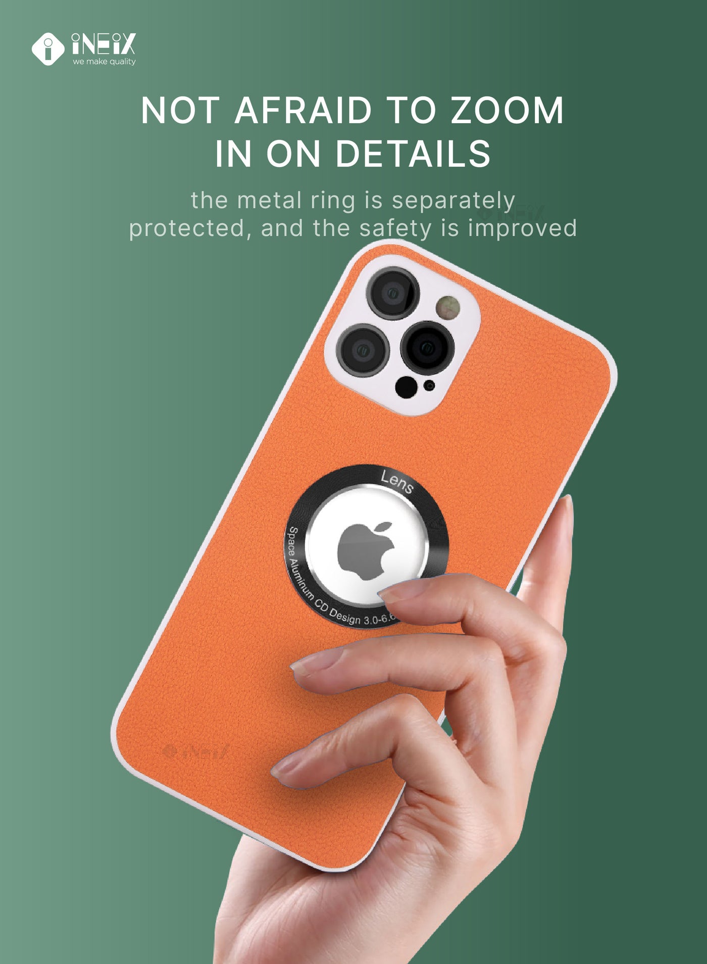 Protection Case Cover With Visible Logo Lense For Apple iPhone 12 Pro Max - Image 5
