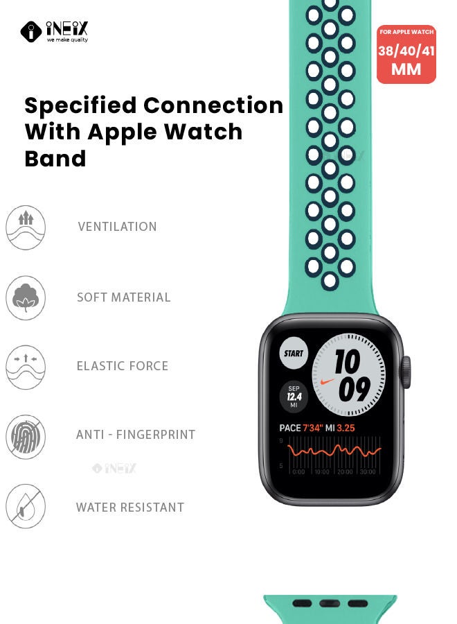 Soft Silicone Sport Nike Edition Replacement Strap For Apple Watch 38,40,41 mm - Image 2