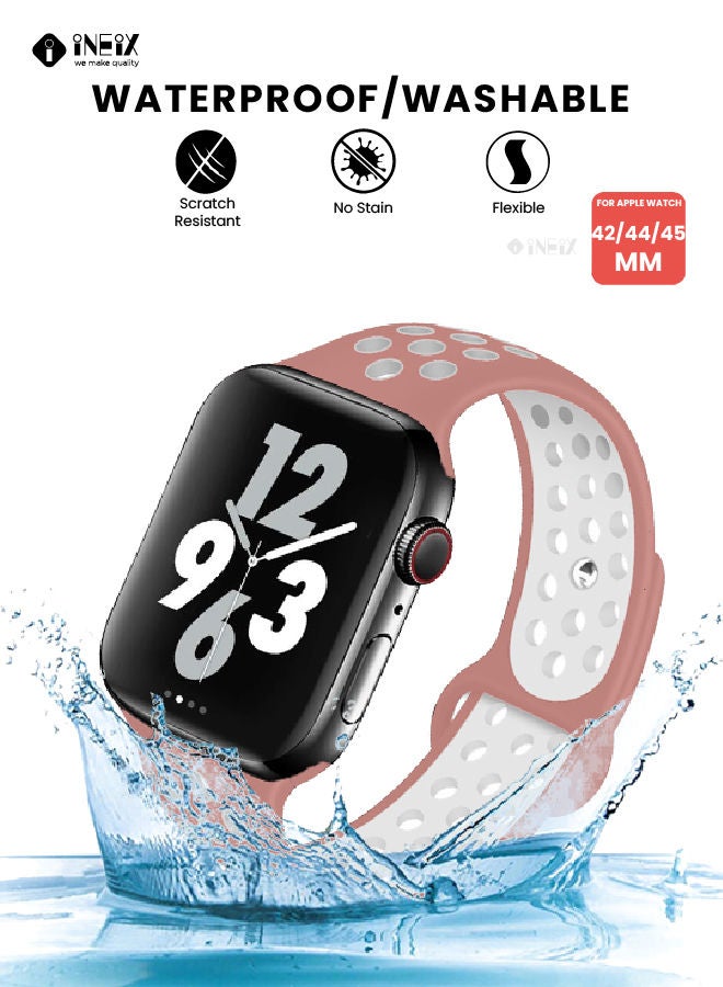 Soft Silicone Sport Nike Edition Replacement Strap For Apple Watch 42,44,45 mm - Image 5