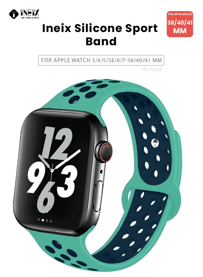 Soft Silicone Sport Nike Edition Replacement Strap For Apple Watch 38,40,41 mm