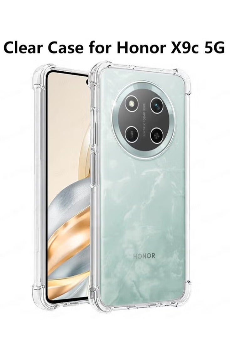 Honor X9c 5G Case Cover Shockproof Air Guard Corners Shockproof Protection Back Cover