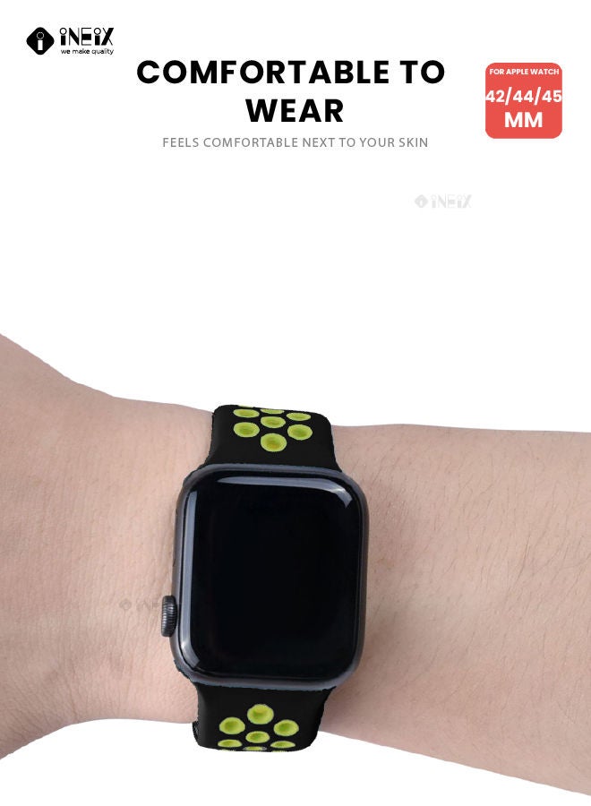 Soft Silicone Sport Nike Edition Replacement Strap For Apple Watch 42,44,45 mm - Image 3