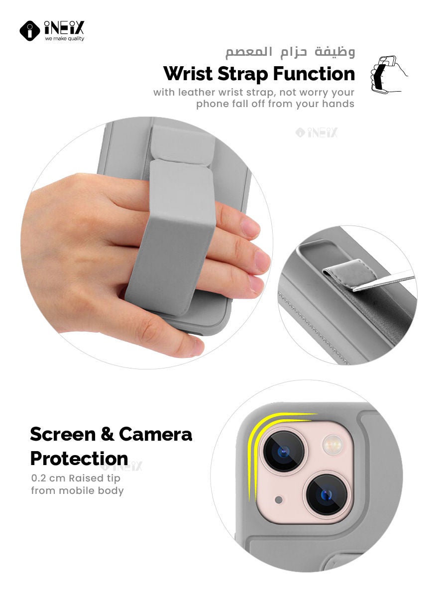 3 in 1 Magnetic Hand Grip Holder Case For Apple iPhone 14 - Image 4