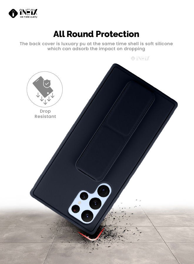 3 in 1 Magnetic Hand Grip Holder Case For Samsung Galaxy S22 Ultra 5G - Image 5