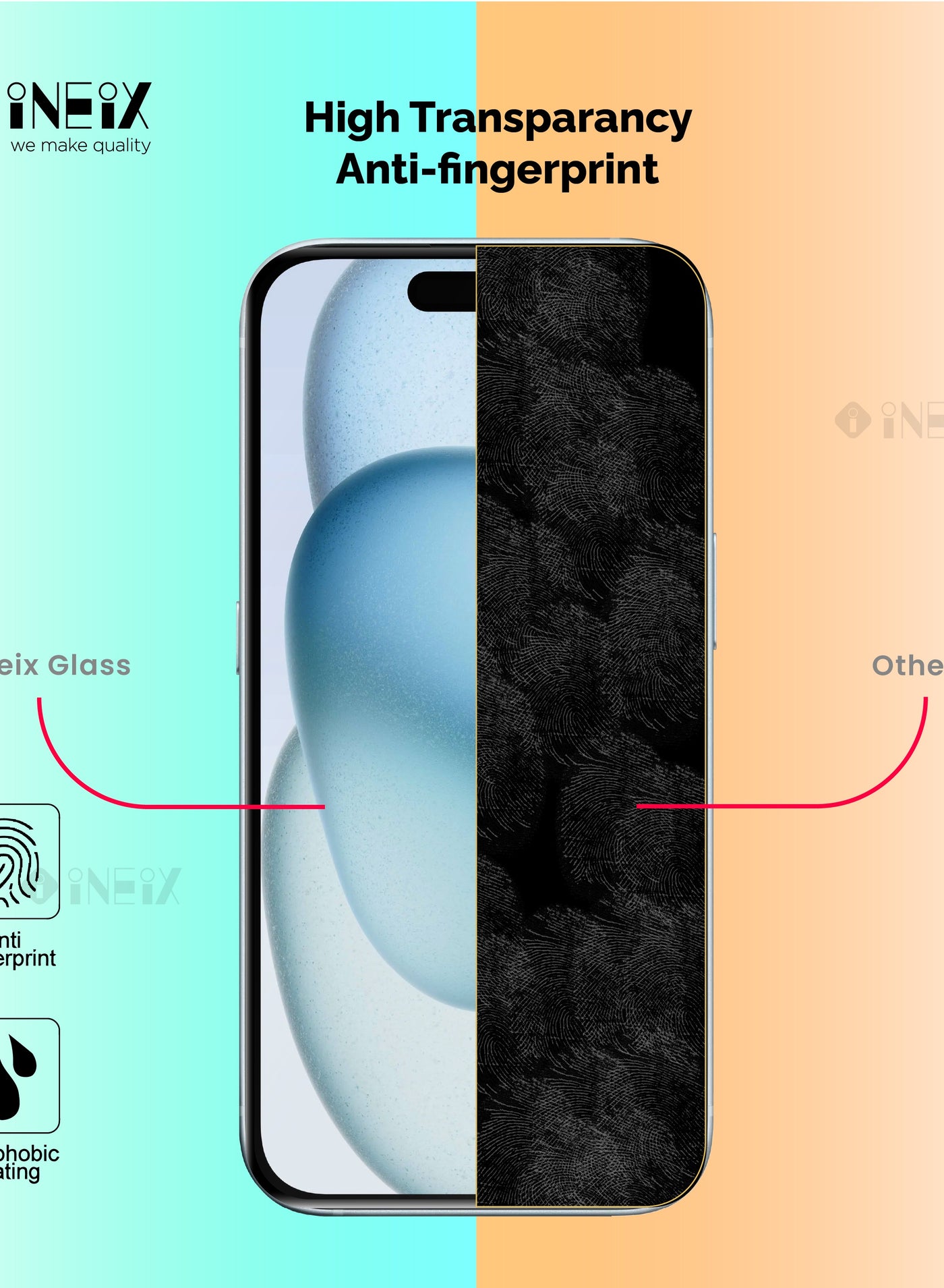 Full Body Curved Tempe Glass For iPhone 15 - Image 2
