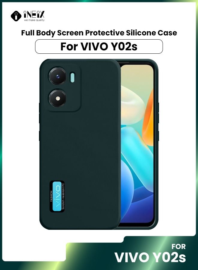 Soft Silicone Protective Case Cover For Vivo Y02s 4G