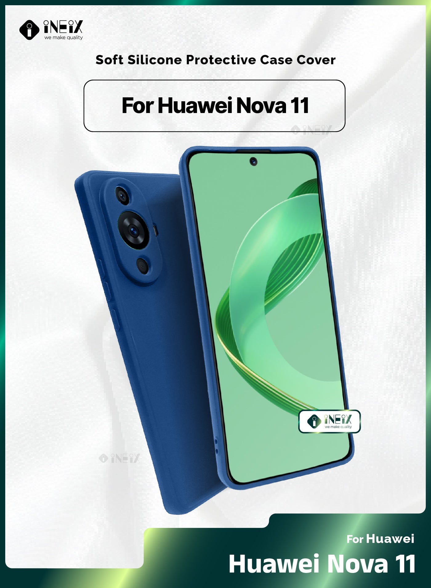 Soft Silicone Protective Case Cover For Huawei Nova 11