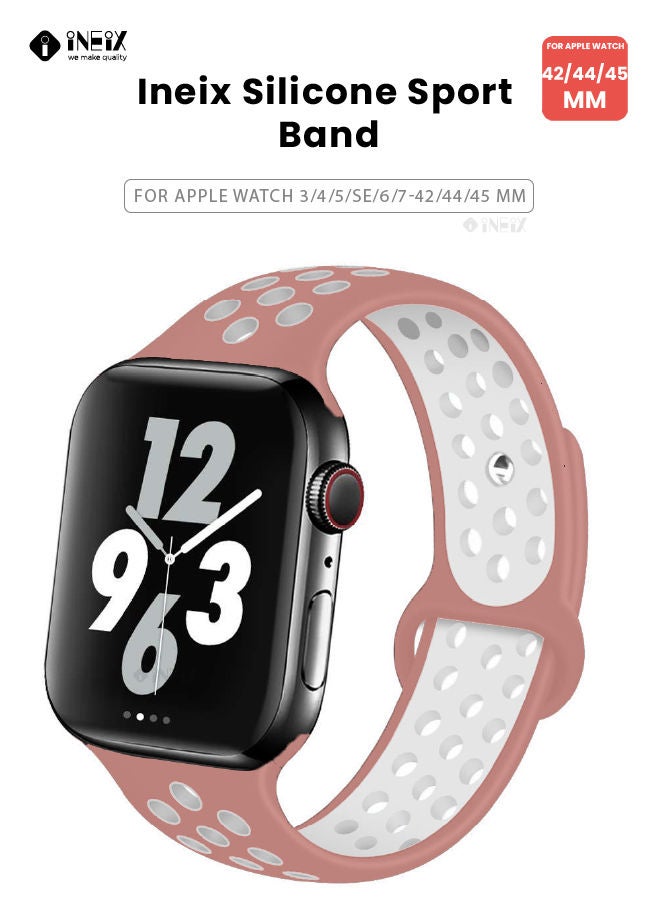 Soft Silicone Sport Nike Edition Replacement Strap For Apple Watch 42,44,45 mm