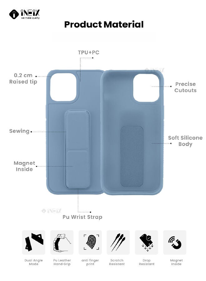 3 in 1 Magnetic Hand Grip Holder Case For Apple iPhone 14 Pro - Image 4