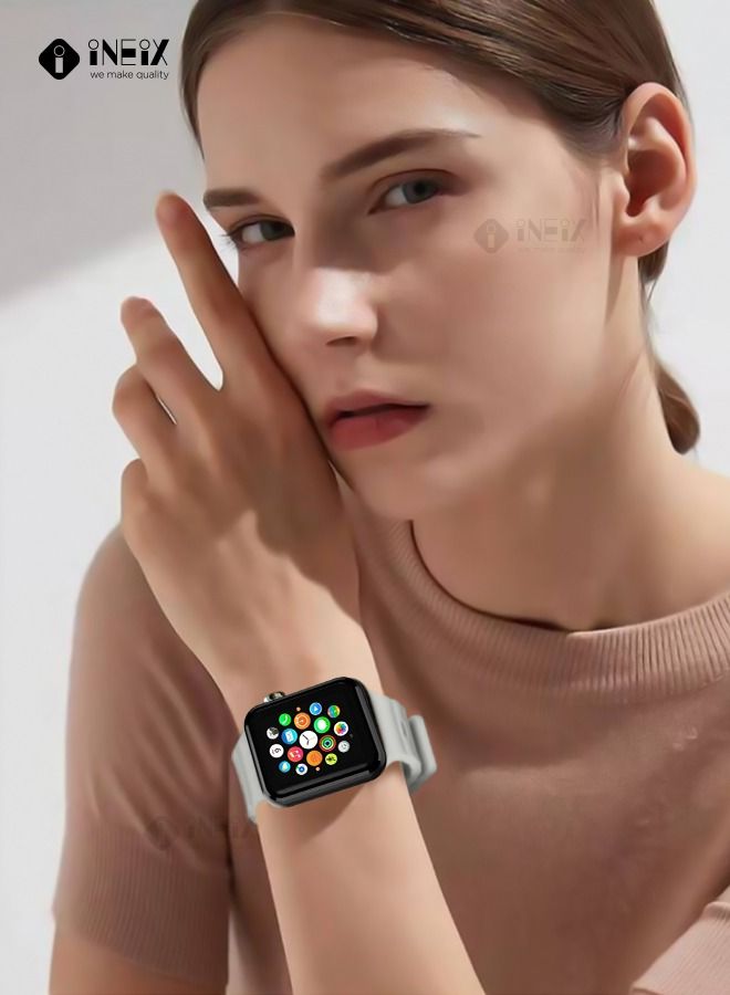 Soft Silicon Ocean Band for Apple watch 42,44,45,49mm - Image 5