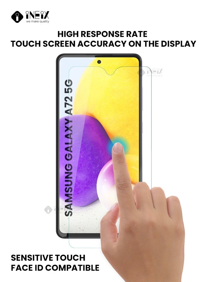 3-Pieces Tempe Glass Screen Protector For Samsung Galaxy A72 5G - Image 5
