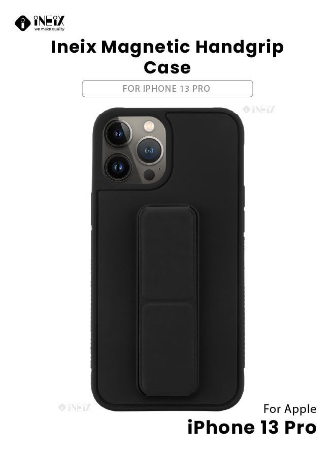 3-in-1 Magnetic Wrist Strap Hand Grip with Stand Case Cover For Apple iPhone 13 Pro