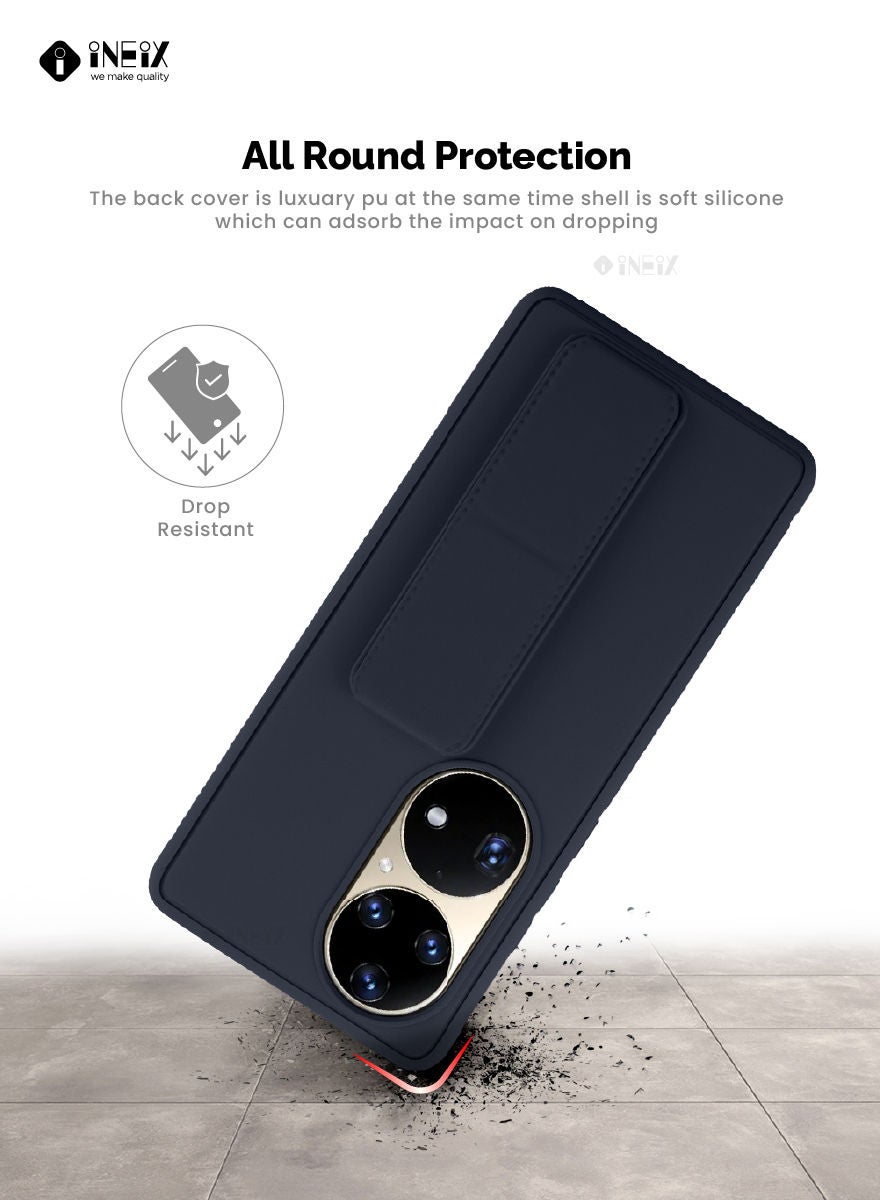 3 in 1 Magnetic Hand Grip Holder Case For Huawei P50 Pro - Image 5