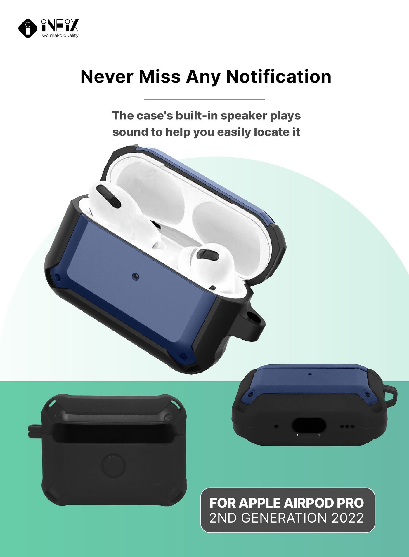 Luxury Design Shockproof Case Cover for Apple AirPods Pro 2-2022 - Image 2
