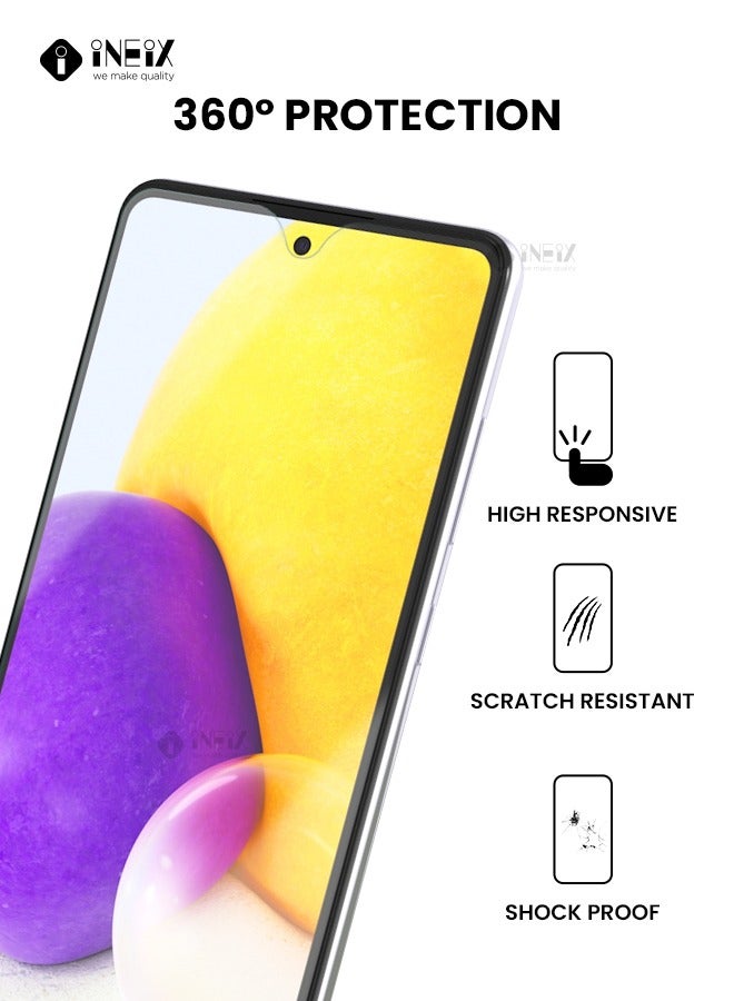 3-Pieces Tempe Glass Screen Protector For Samsung Galaxy A72 5G - Image 2