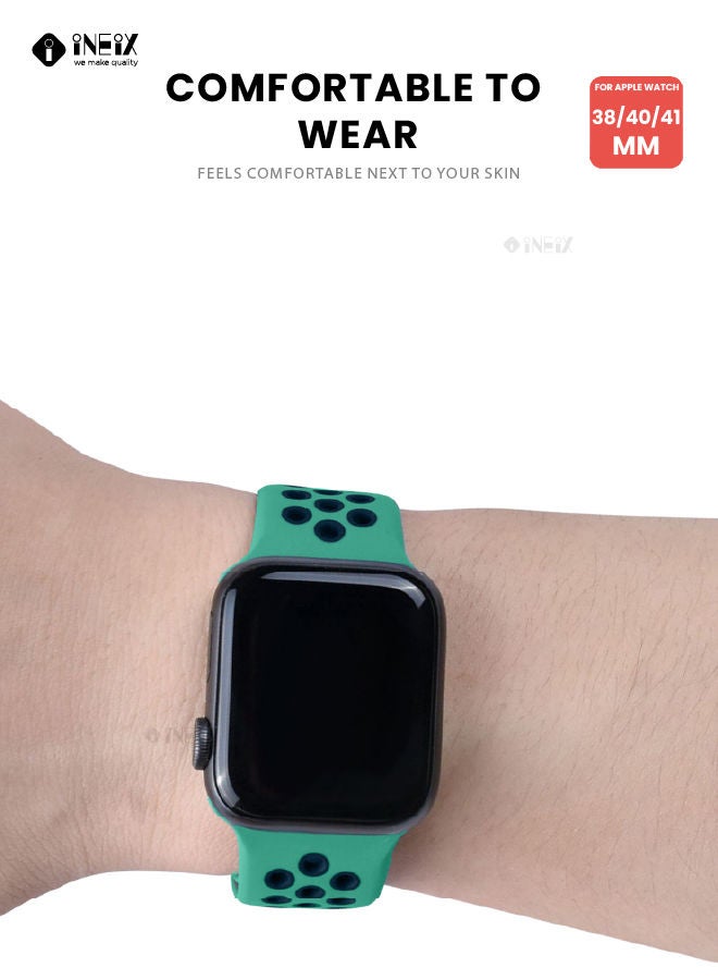 Soft Silicone Sport Nike Edition Replacement Strap For Apple Watch 38,40,41 mm - Image 3
