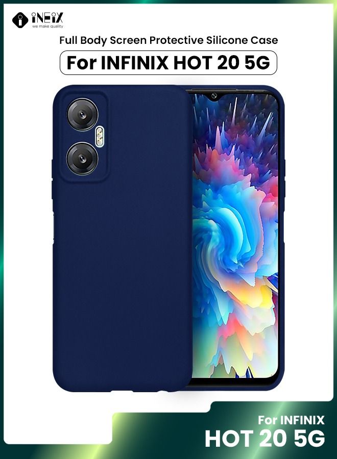 Soft Silicone Protective Case Cover For Infinix Hot 20 5G
