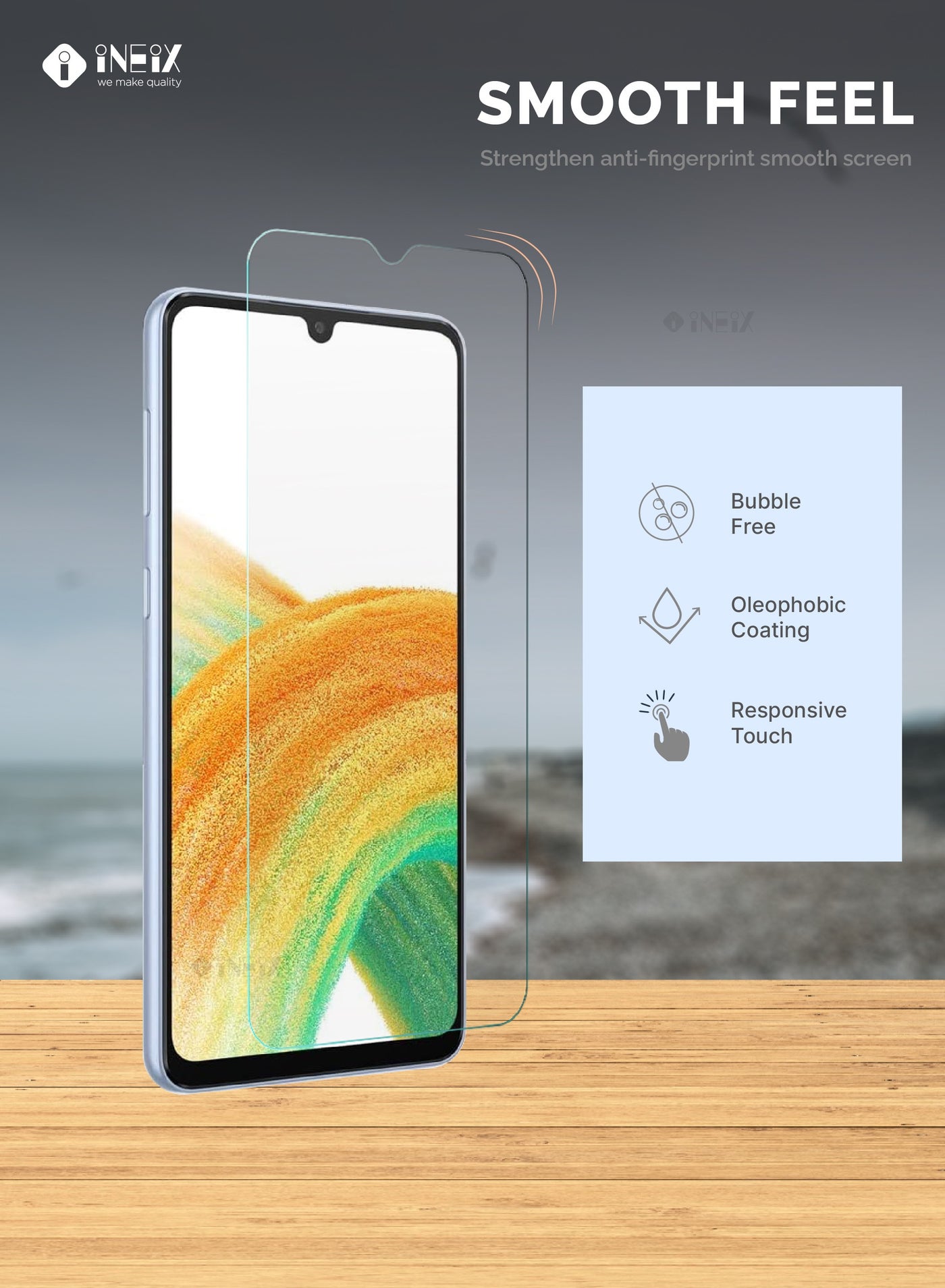 3-Pieces Tempe Glass Screen Protector For Samsung Galaxy A33 5G - Image 4